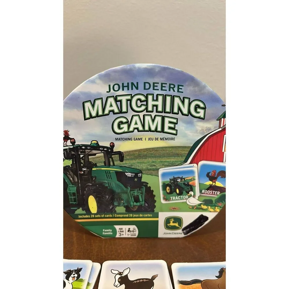 John Deere Matching Game Preschool Farm Game Masterpieces Complete